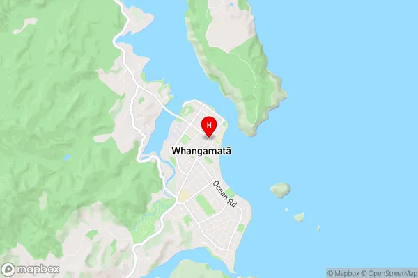 Whangamata, Waikato Region Map