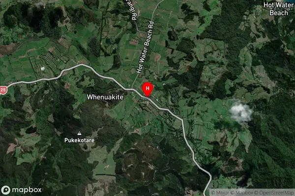 Whenuakite, Waikato Satellite Map