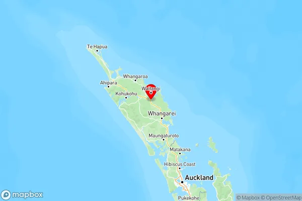 Waiomio, Northland Region Map