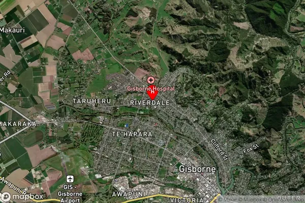 Riverdale, Gisborne Satellite Map