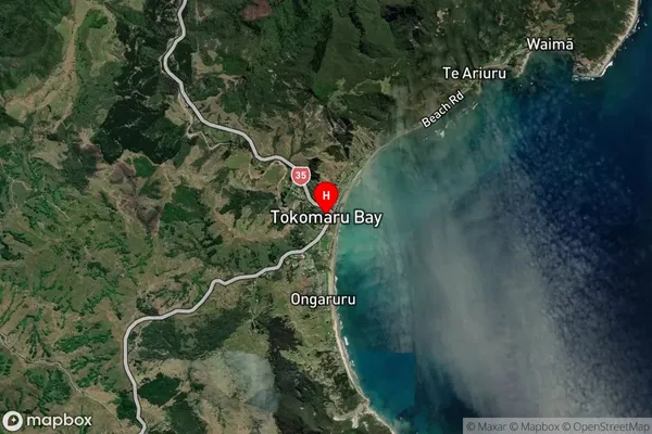 Tokomaru Bay, Gisborne Satellite Map