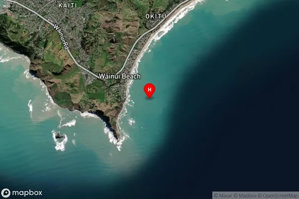 Wainui, Gisborne Satellite Map