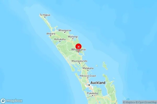 Far North, Northland Region Map