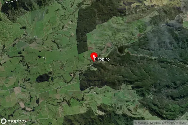 Waimiha-Ongarue, Central North Island Satellite Map