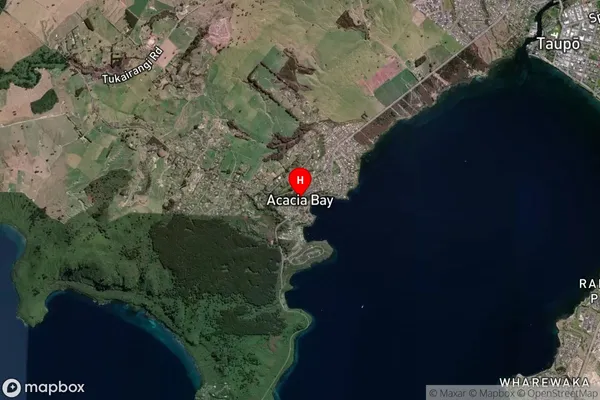 Acacia Bay, Waikato Satellite Map