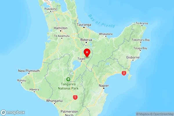 Broadlands Forest, Waikato Region Map