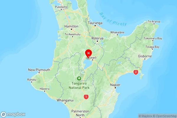 Kinloch, Waikato Region Map