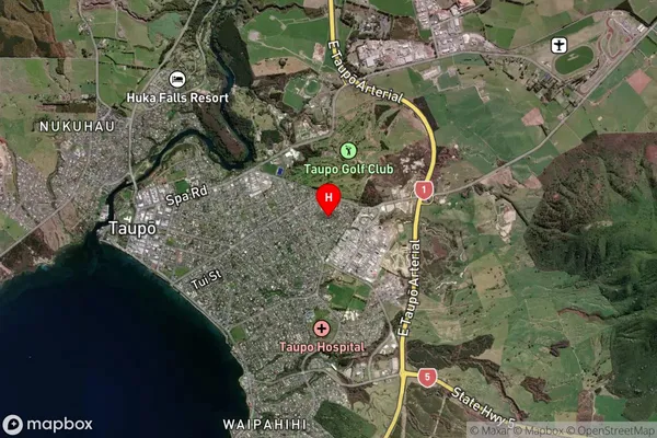 Tauhara, Waikato Satellite Map