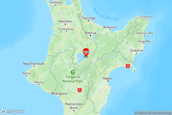 Waitahanui, Waikato Region Map