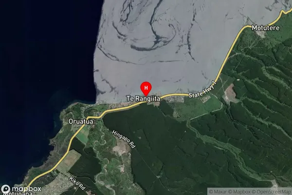 Waitetoko, Central North Island Satellite Map