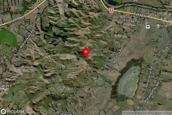 Central Hawkes Bay Coastal, Hawke's Bay Satellite Map