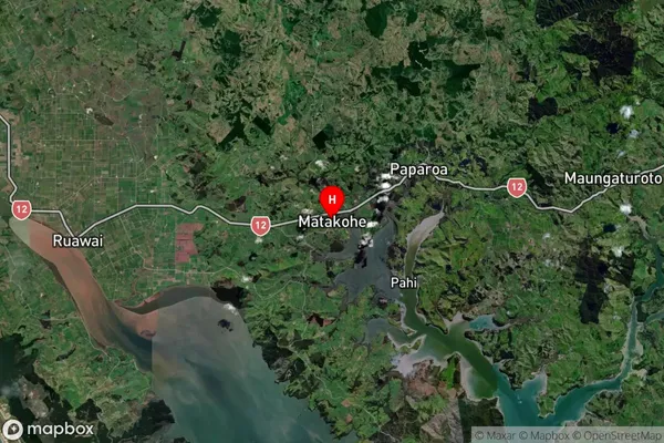 Matakohe, Northland Satellite Map