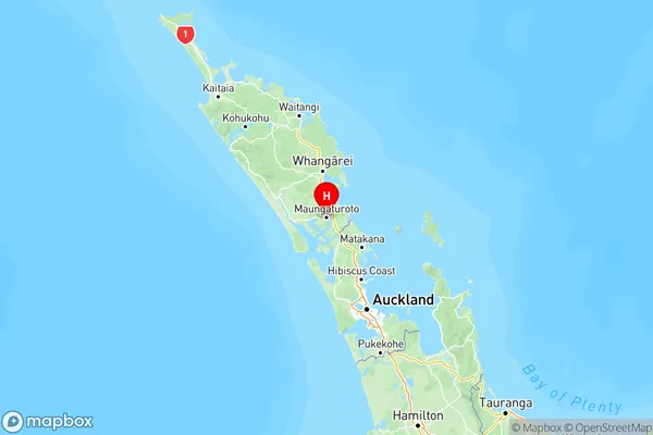 Maungaturoto, Northland Region Map