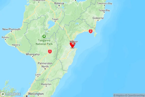 Parkvale, Hawke's Bay Region Map