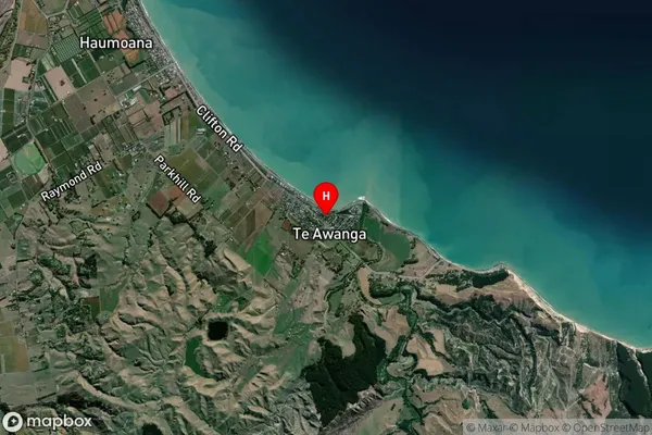 Te Awanga, Hawke's Bay Satellite Map