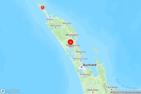 Paparoa, Northland Region Map