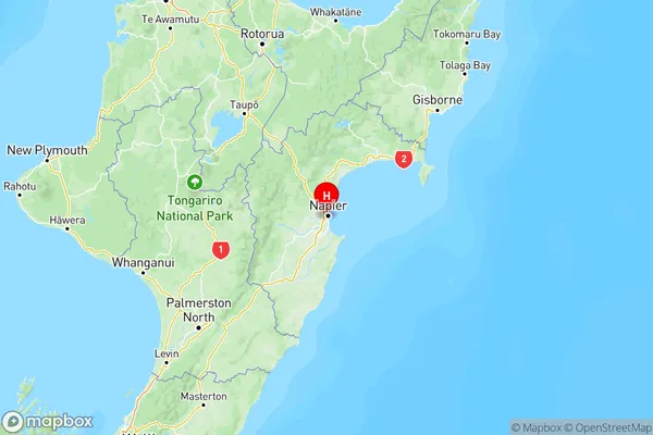 Marewa, Hawke's Bay Region Map