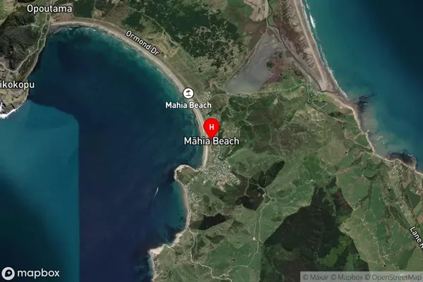 Mahia, Hawke's Bay Satellite Map