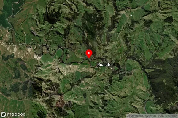 Ruakituri, Hawke's Bay Satellite Map