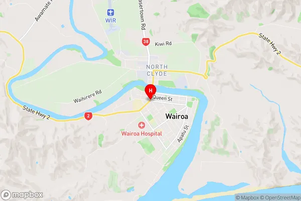 Wairoa Country, Hawke's Bay Region Map