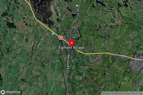 Egmont Village, Taranaki Satellite Map