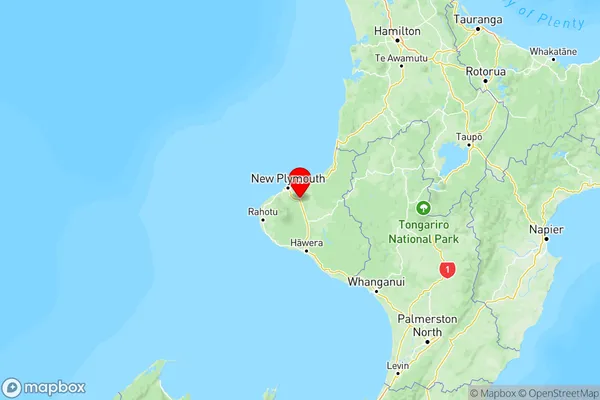 Inglewood, Taranaki Region Map