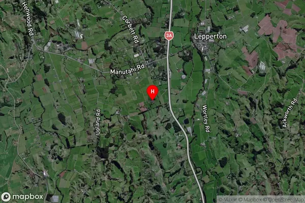 Lepperton, Taranaki Satellite Map