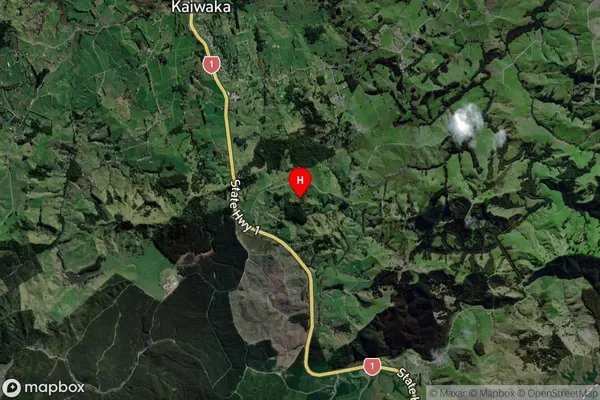 Topuni, Northland Satellite Map