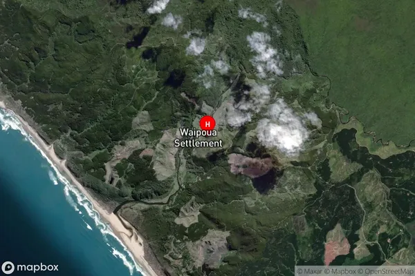 Waipoua, Northland Satellite Map