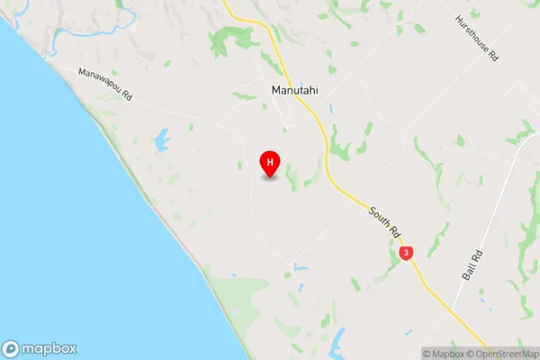 Manutahi, Taranaki Region Map