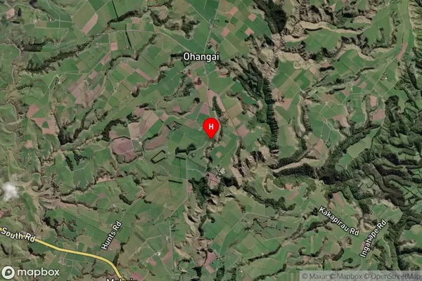 Ohangai, Taranaki Satellite Map