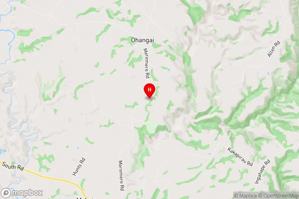 Ohangai, Taranaki Region Map