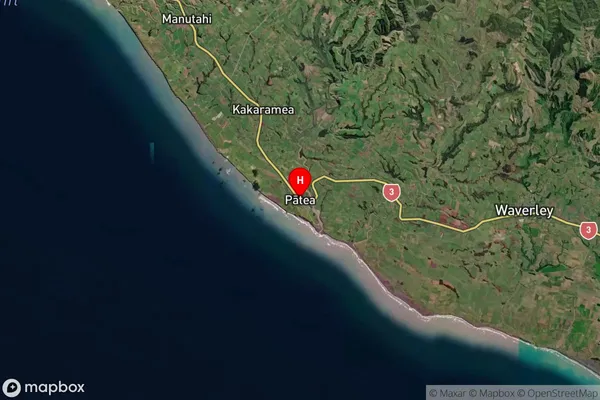 Patea, Taranaki Satellite Map