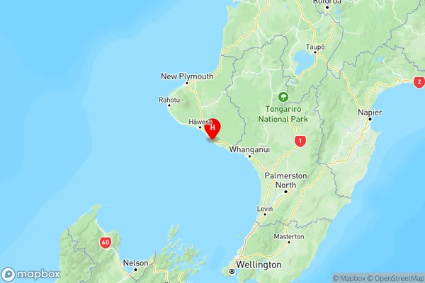 Patea, Taranaki Region Map